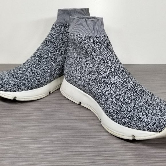 Vince Tyra Sock Sneaker, Heather Grey, Womens Size 6 M / 36 - Picture 4 of 10